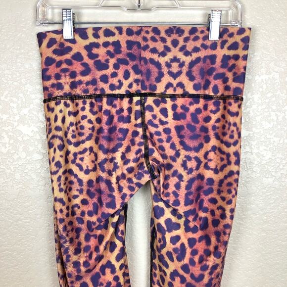 Teeki Purple Awakening Goddess Capri Leggings. - Picture 5 of 8